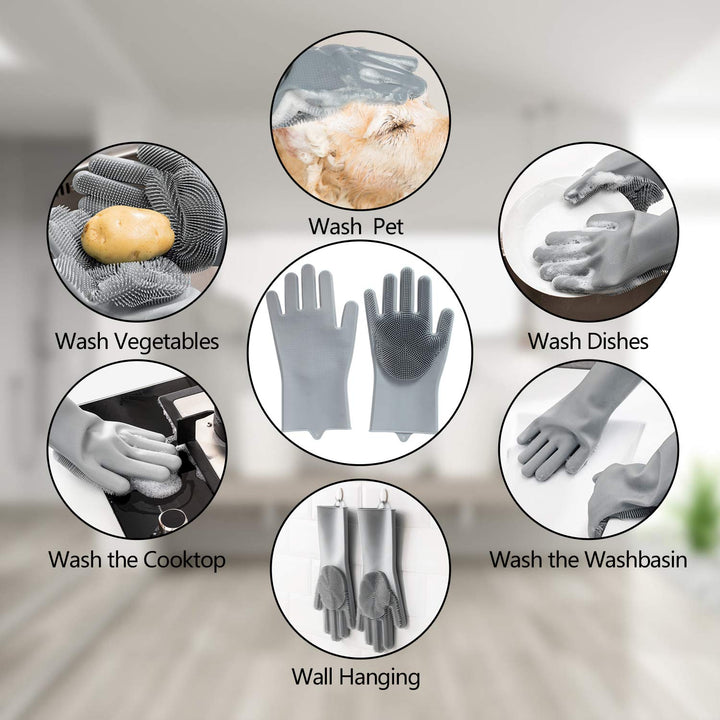 Efficient Pet Grooming Glove - For Tangle-Free Coat!