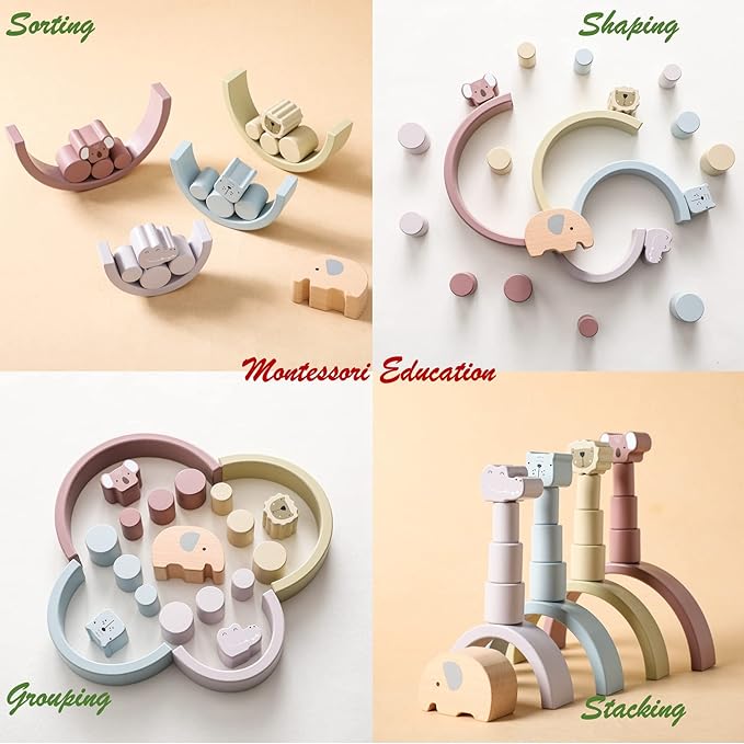 Montessori Wooden Play Set – Buildoro