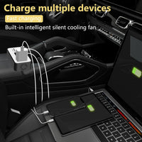 200W Auto Omvormer – DC 12V naar 220V AC Met USB-C & Snellader