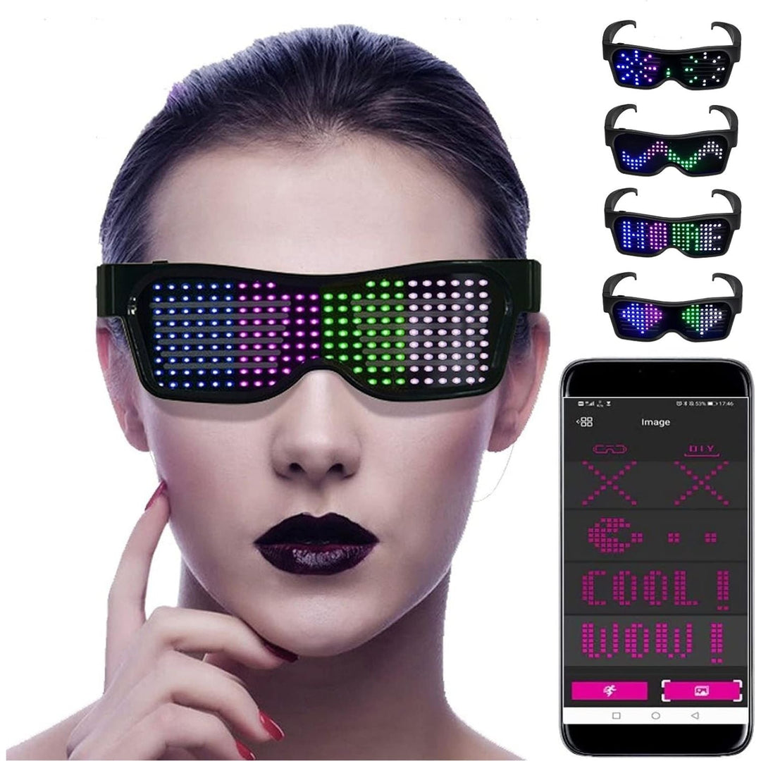 App-Programmable LED Party Glasses – GlowBeat
