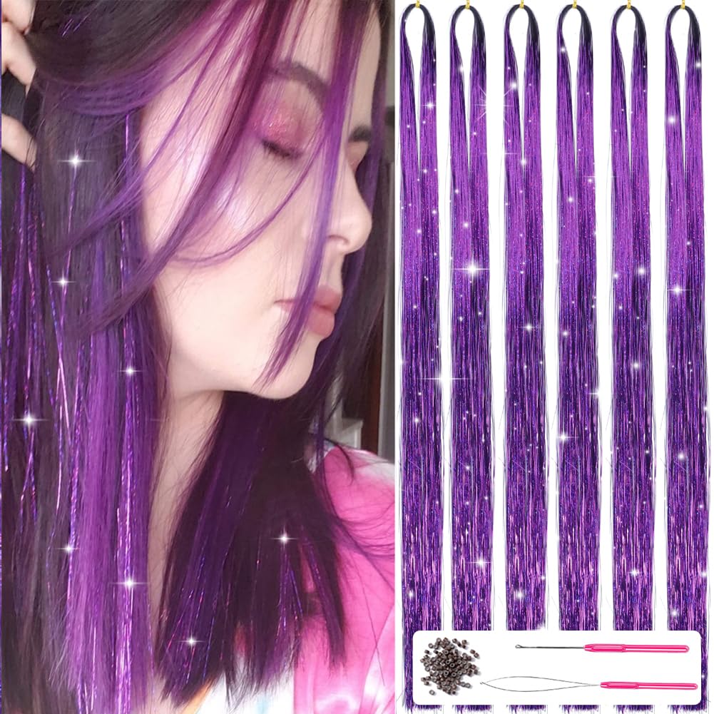 Sparkling Hair Tinsel Kit – Strands of Glitter!