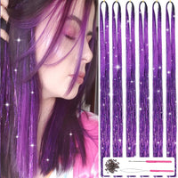 Sparkling Hair Tinsel Kit – Strands of Glitter!