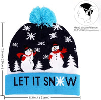 Verlichte Kerst Beanie - GlowDeer