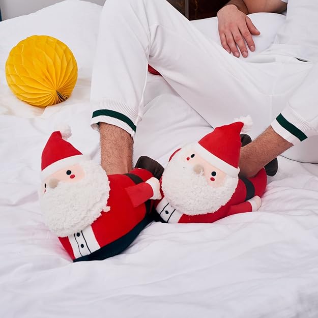 Warm Santa Slippers - JollySanta