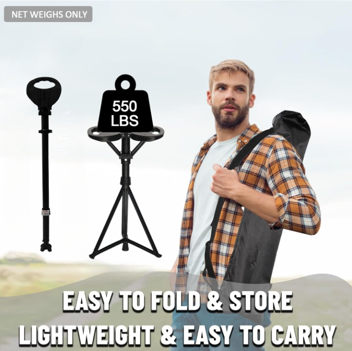 Bastón plegable con asiento – StepMate