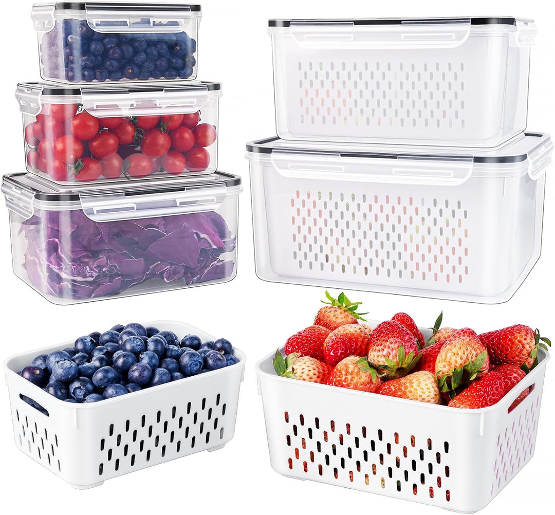 5-delige Grote Voedselopbergset - FreshKeeper