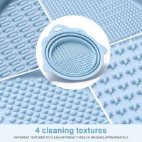 Foldable Silicone Brush Cleaning Bowl