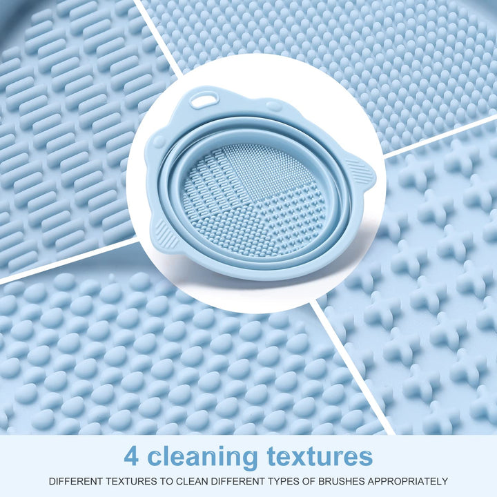 Foldable Silicone Brush Cleaning Bowl