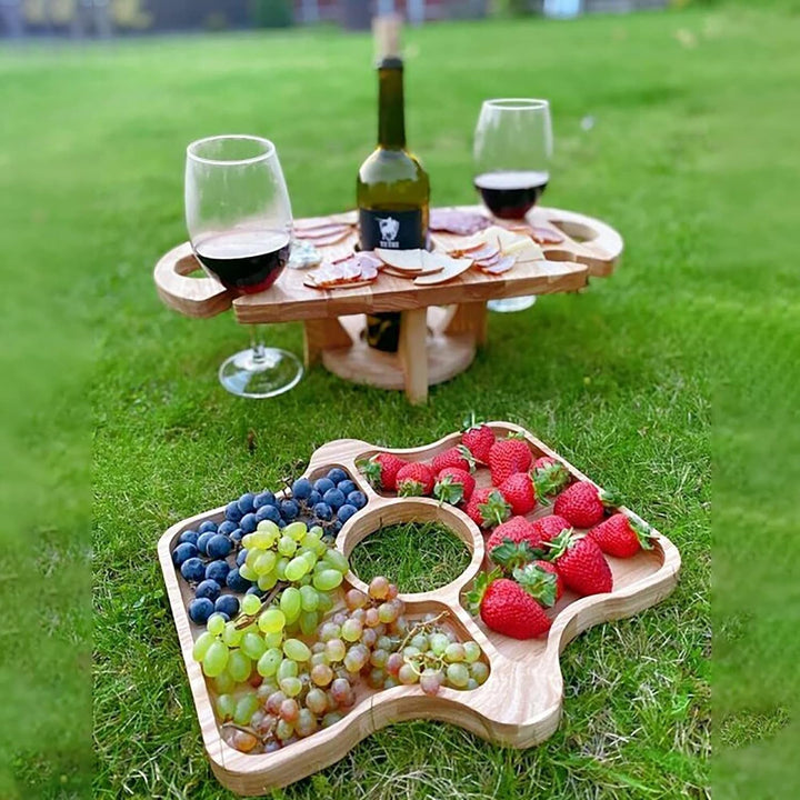 Sammy Jackson™ 2-in-1 Fruit and Wine Glass Table Rack