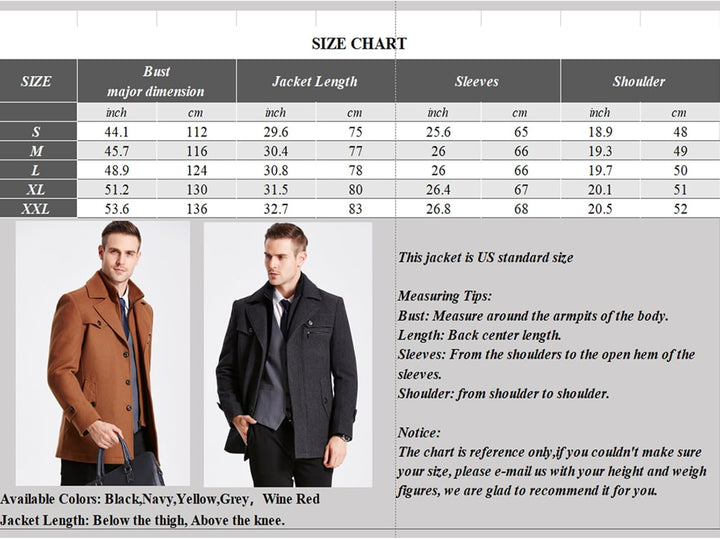 Klassieke Heren Winterblazer - Luca