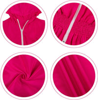 Retro Women's Windbreaker Jumpsuit - Elodie
