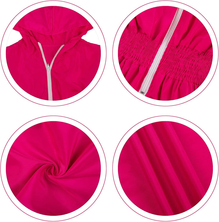 Retro Women's Windbreaker Jumpsuit - Elodie