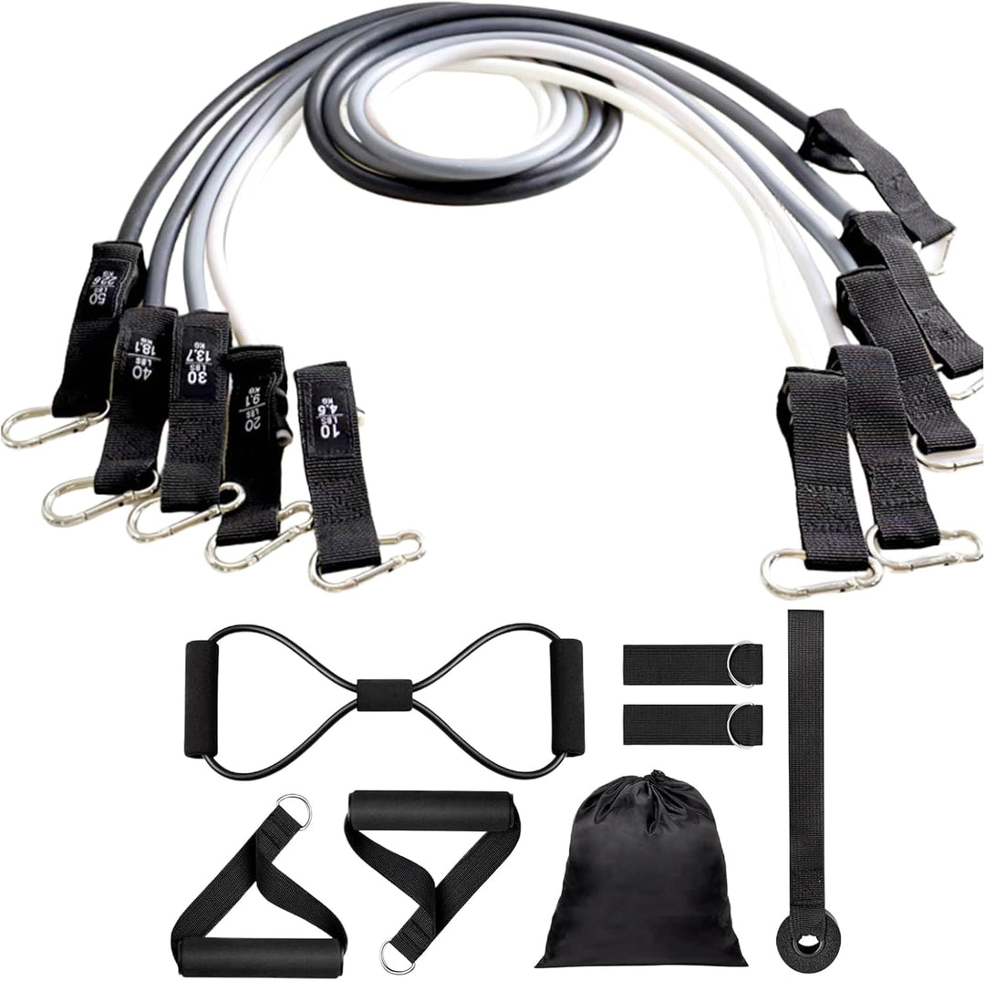 Set colgable de bandas de resistencia para fitness – Veltrix