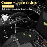 200W Auto Omvormer – DC 12V naar 220V AC Met USB-C & Snellader