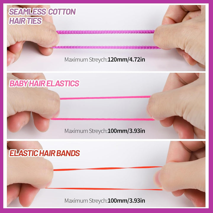 Kleurvolle Elastische Haarbanden en Accessoires Set