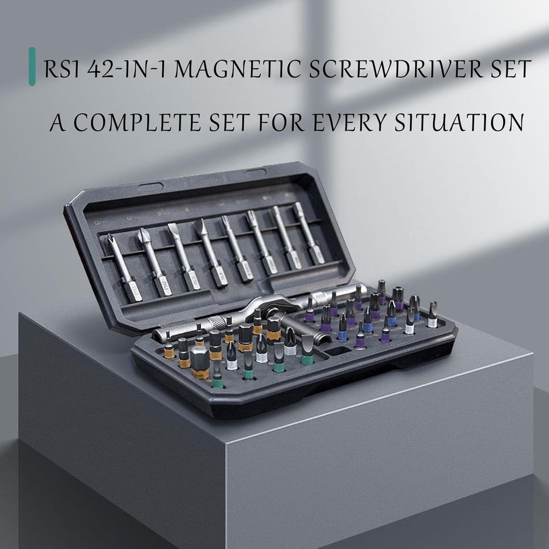 42-in-1 Magnetic Screwdriver Set – Precision Repair Kit with Bits and Handle – Fixaro