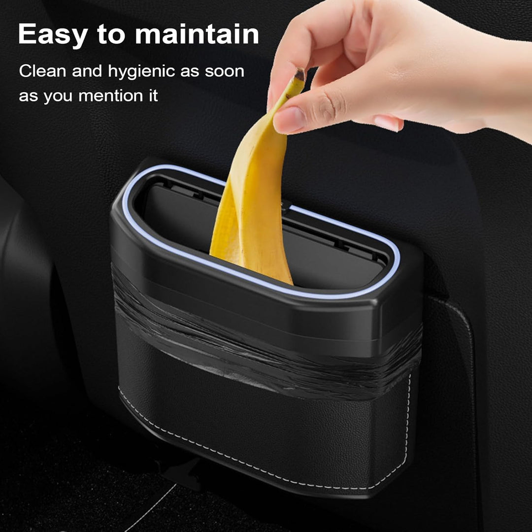 Papelera para coche a prueba de olores con luz táctil – Lurevo