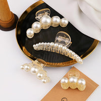 Stylish Pearl Hair Clips - 4-Pack