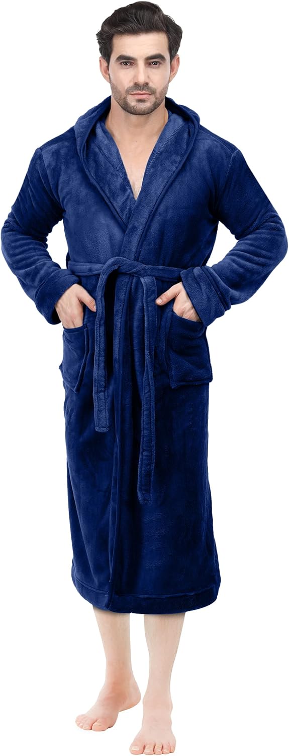 Comfortable Men's Fleece Bathrobe - Harry