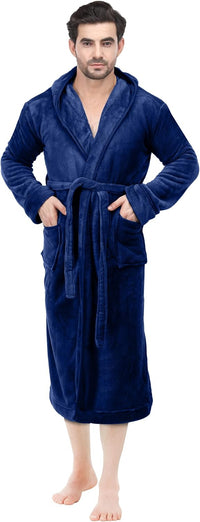 Comfortable Men's Fleece Bathrobe - Harry