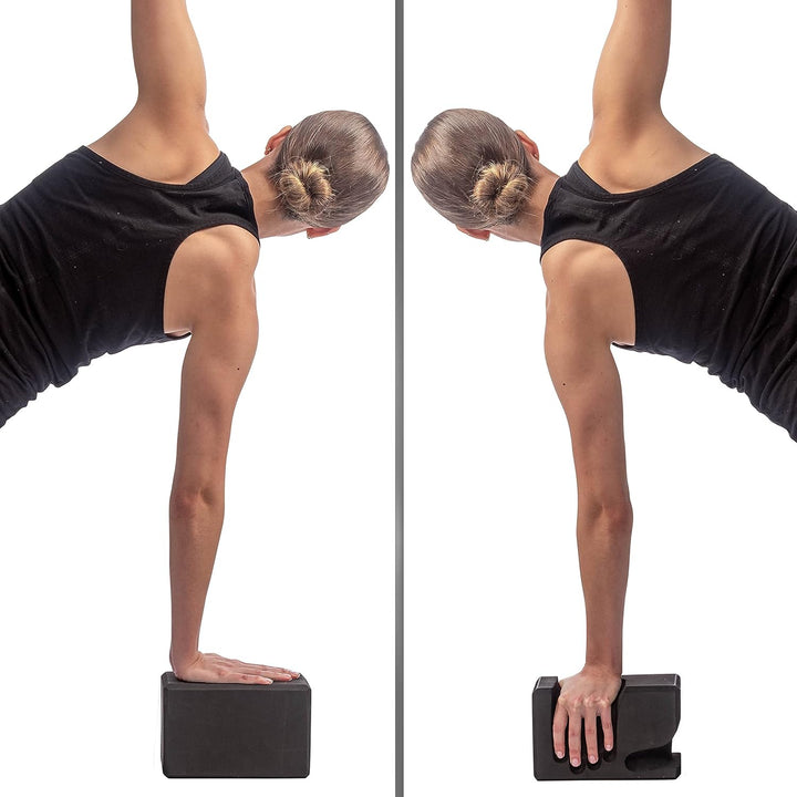 Hand-Shaped Yoga Blocks 2-Pack
