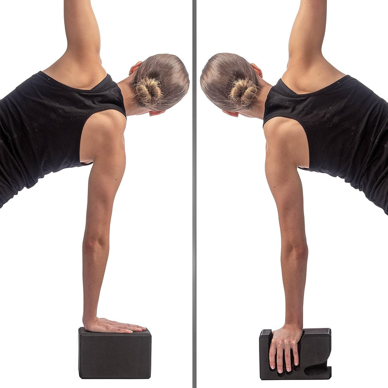 Hand-Shaped Yoga Blocks 2-Pack