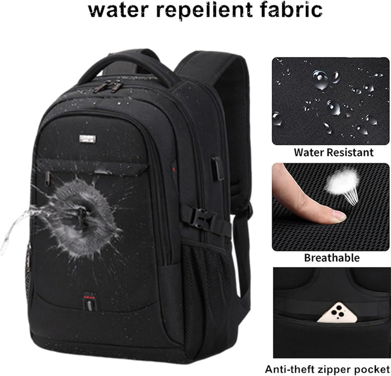 Waterafstotende laptop- en reistas met georganiseerde vakken