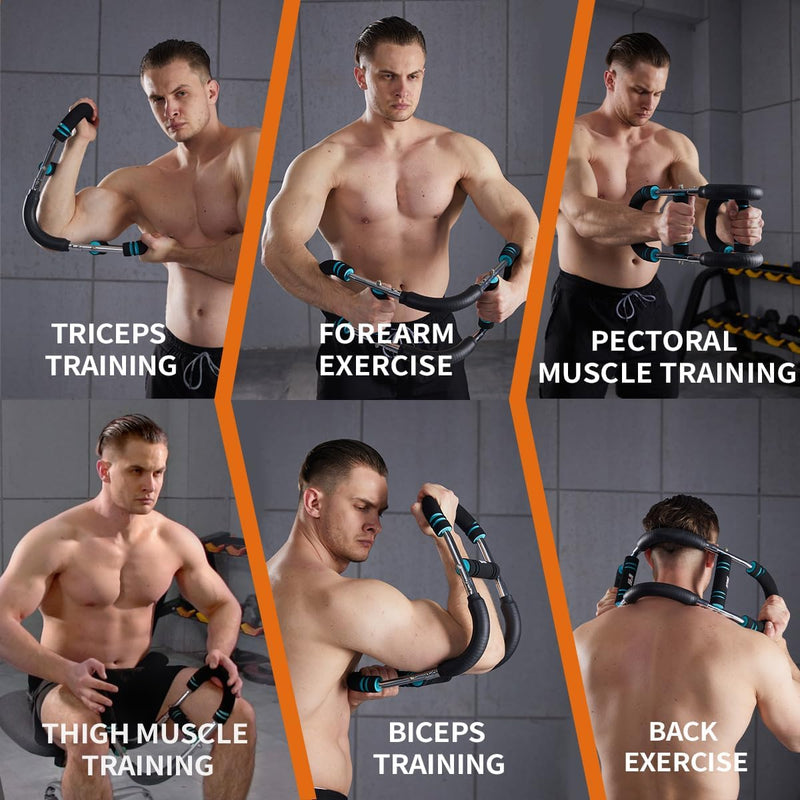 Twister Arm Exerciser - Regulowana sprężynowa drążek do ćwiczeń