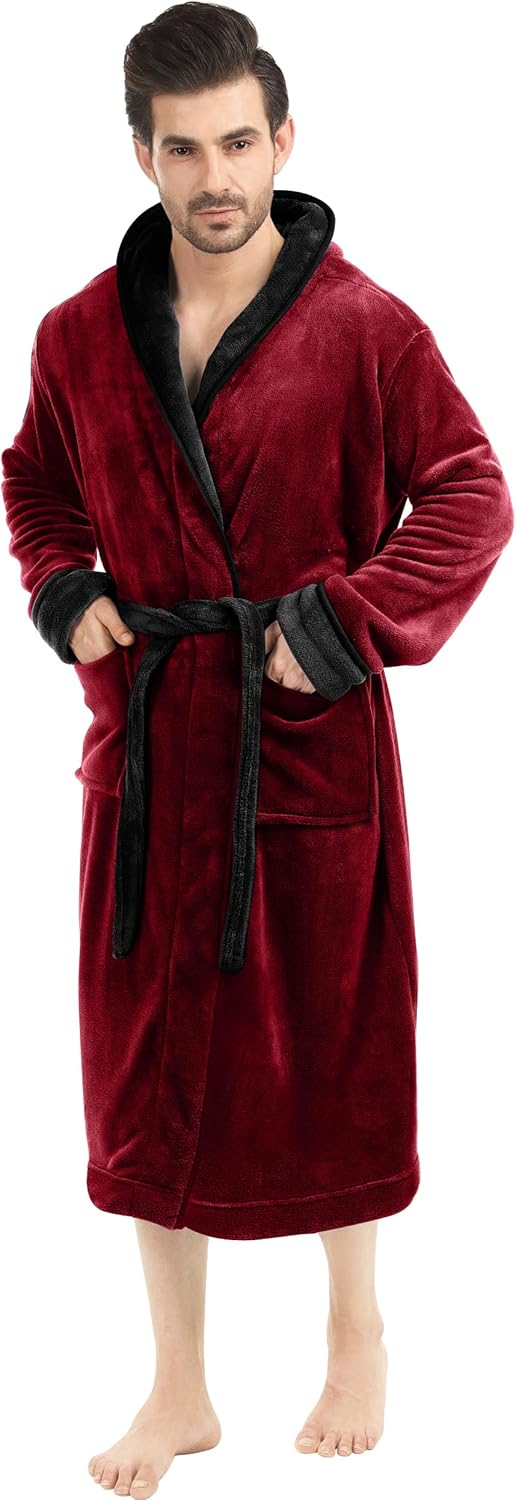 Comfortable Men's Fleece Bathrobe - Harry