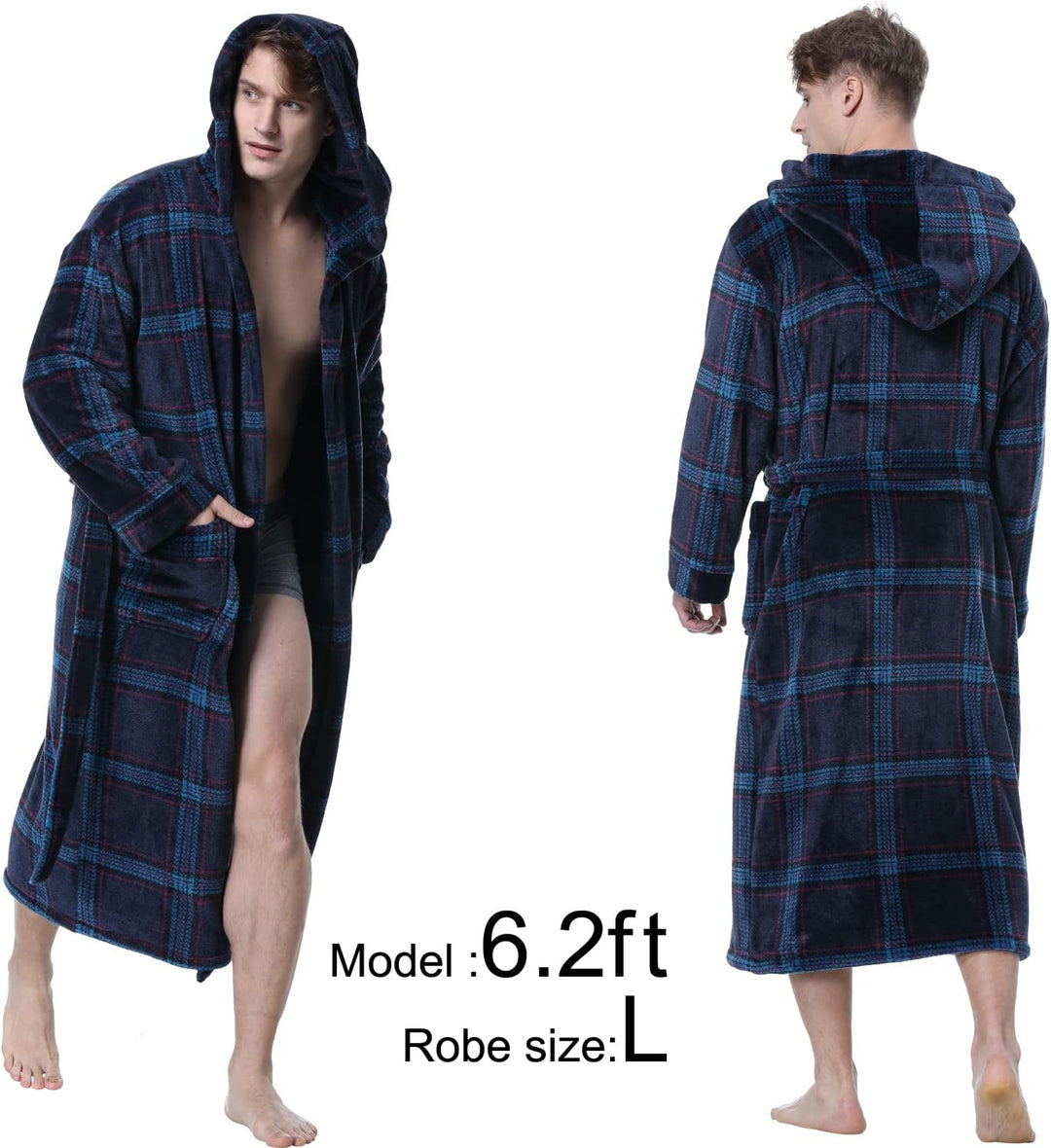 Luxe Heren Badjas met Capuchon - Lars