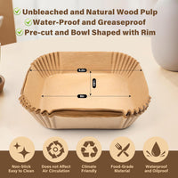 Antiaanbak Wegwerp Airfryer Liners - EasyCrisp
