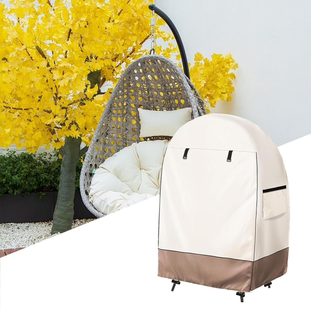 Funda impermeable para silla con forma de huevo con doble cremallera – Solara