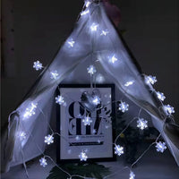 Sneeuwvlok LED Lichtslinger (6 m) - FrostyTwinkle