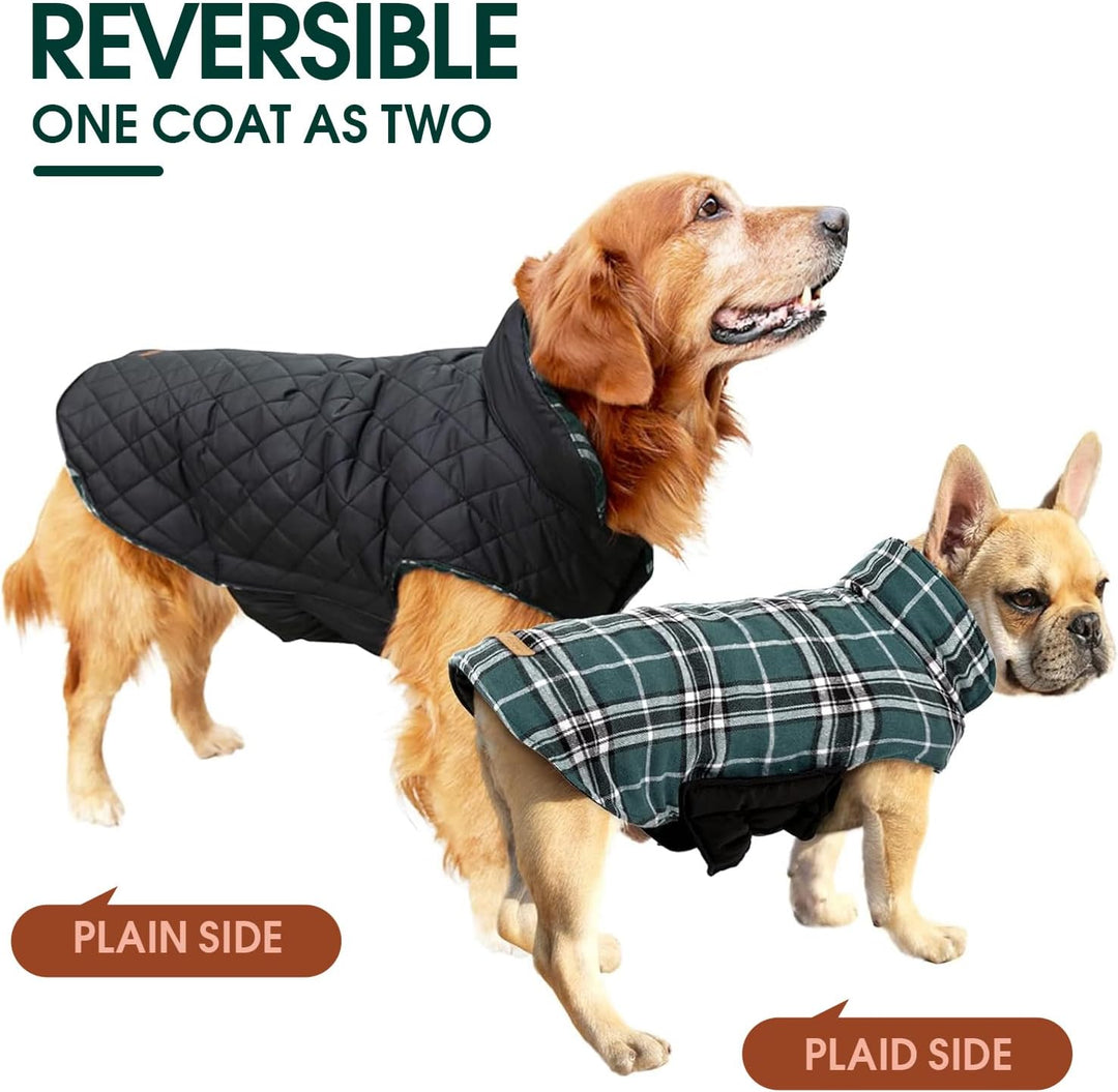 Cozy Waterproof Hondenjas – Winterjas in Britse Stijl