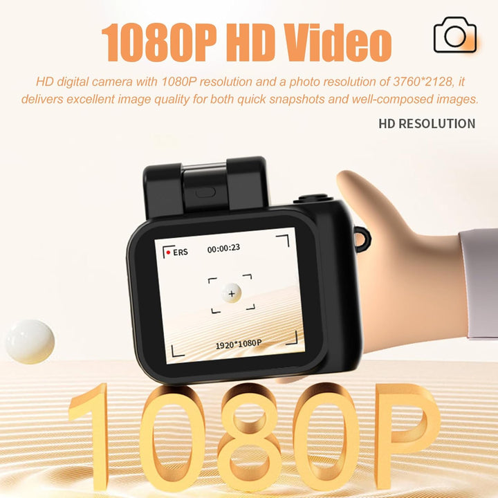 Mini Sleutelhanger Digitale Camera met 1080P Video en Retro Ontwerp – Rivoma