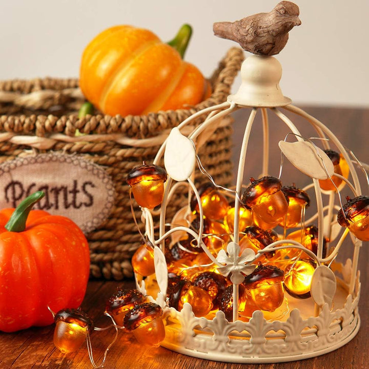3D Eikel Herfst Lichtsllinger (3 m) - HarvestGlow
