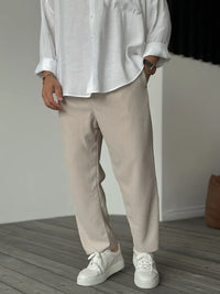 Luxury Men's Trousers in Soft Fabric – Alessio