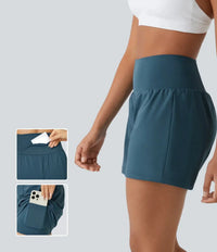 Ademende & Sneldrogende High-Waist Dames Fitnessshorts – Mirabella