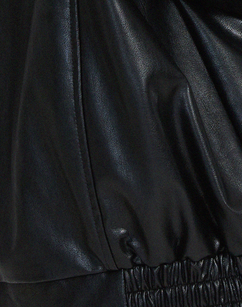 Oversized Loose Leather Women's Jacket – Yara
