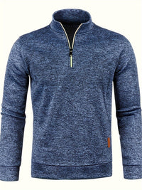 Heren Pullover met Halsrits voor Herfst & Winter – Matteo