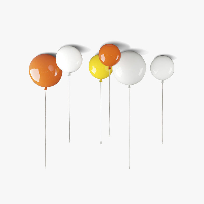 Compact Modern LED Balloon Ceiling Lamp - AuraLite