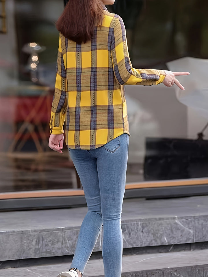 Gevoerde Casual Damesblouse - Nora