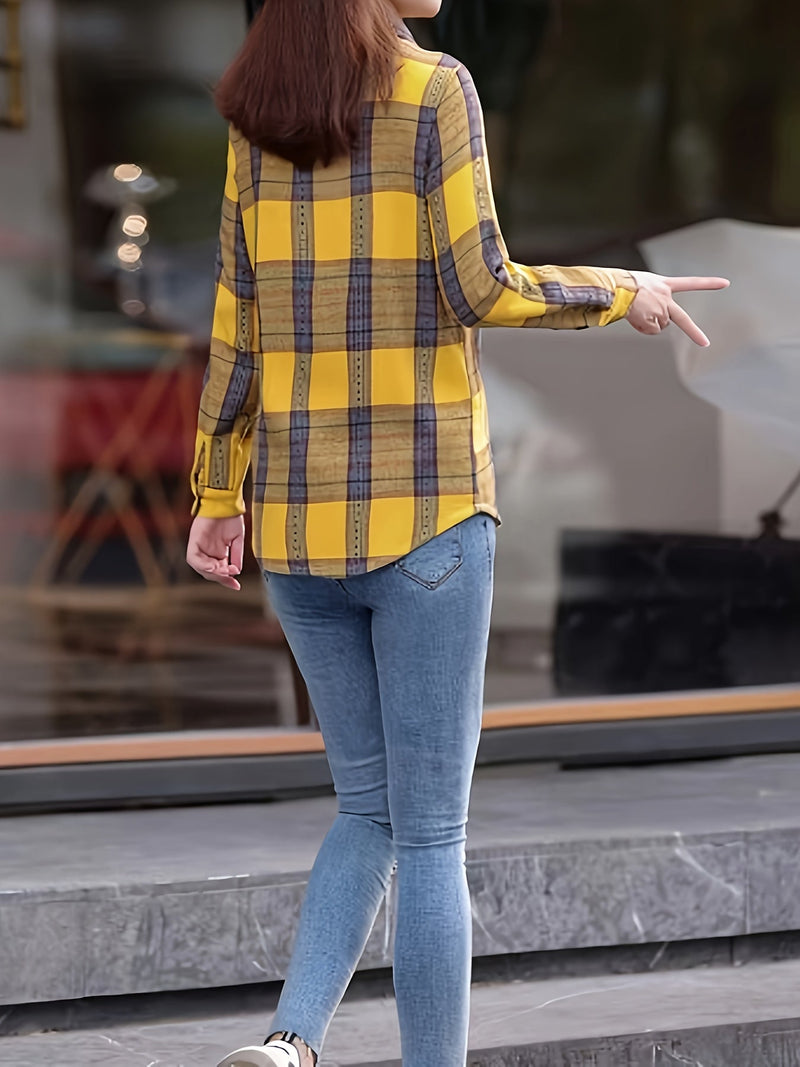 Gevoerde Casual Damesblouse - Nora