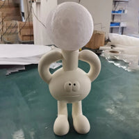 Playful Table Lamp with Glass Globe - Glombra