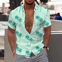 Linen Men's Short-Sleeve Shirt – Matteo