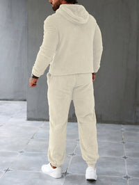 Fuzzy Fleece Two-Piece Outfit Set - Logan