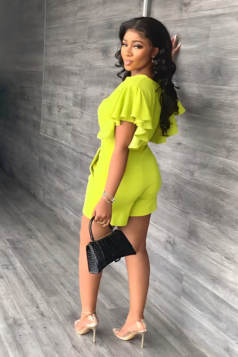 Trendy summer set with pleated design - Marlene