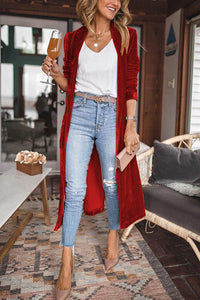 Women's Stylish Suede Kimono Jacket - Isabella
