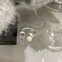 Pearl Bean Adjustable Ring - Elin