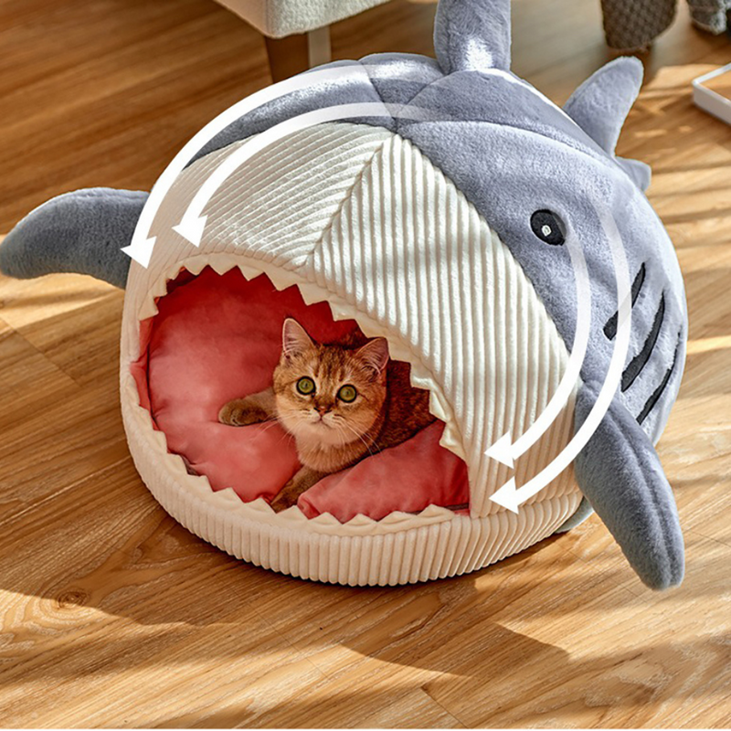 Portable Cat Cave with Warm Cushion - CozyCave